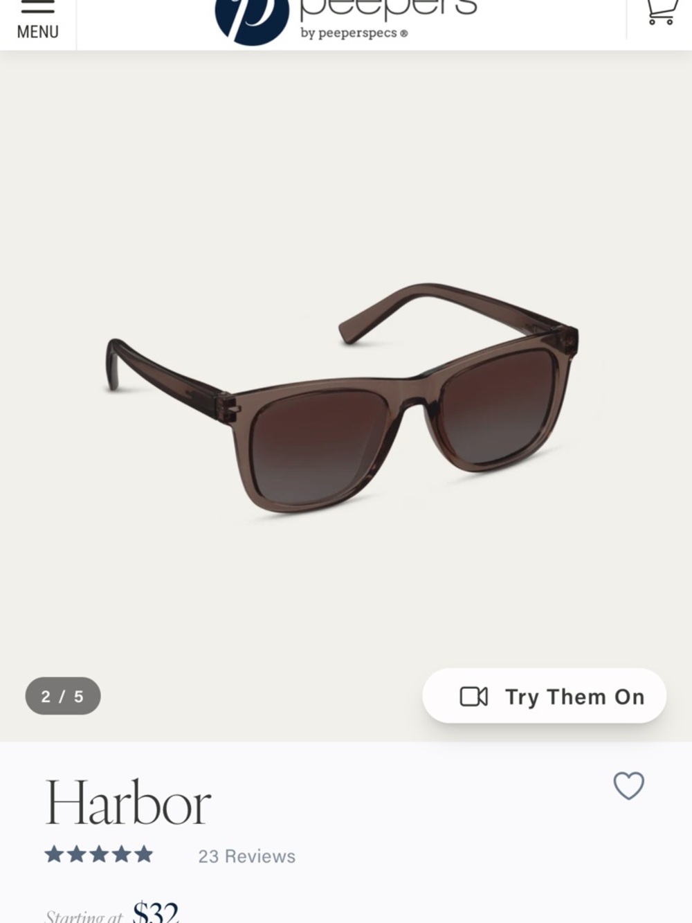 Peepers Harbor best selling style Women's Sunglasses -warm gray - Picture 5 of 10